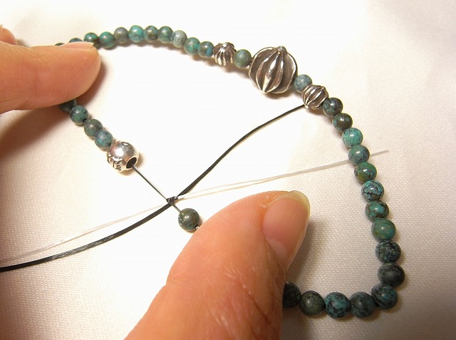 087-クロムハーツの数珠ブレスレットが切れた｜修理事例｜LiVES REPAIR